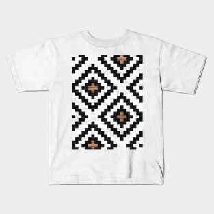 Urban Tribal Pattern No.16 - Aztec - Concrete and Wood Kids T-Shirt